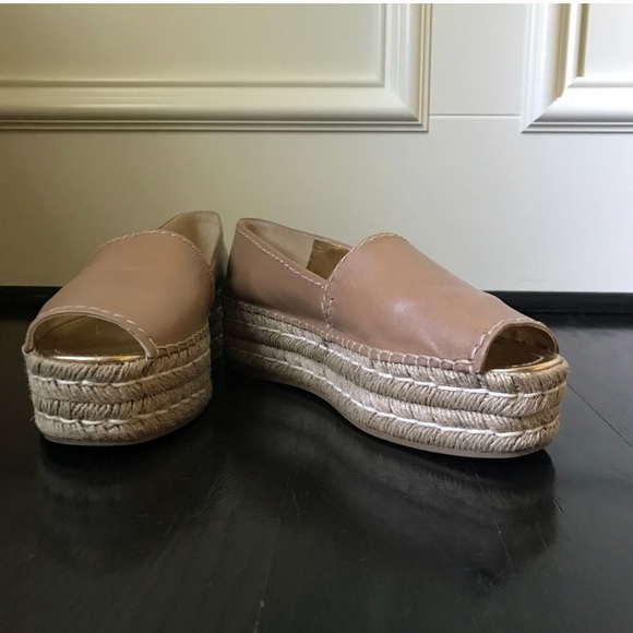 prada peep toe espadrille